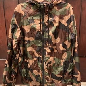 Bronxton camo windbreaker